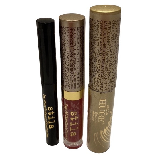 NWT 4 piece Stila Deluxe Sample Set with Cosmetic Bag/Crossbody Bag - Picture 2 of 3